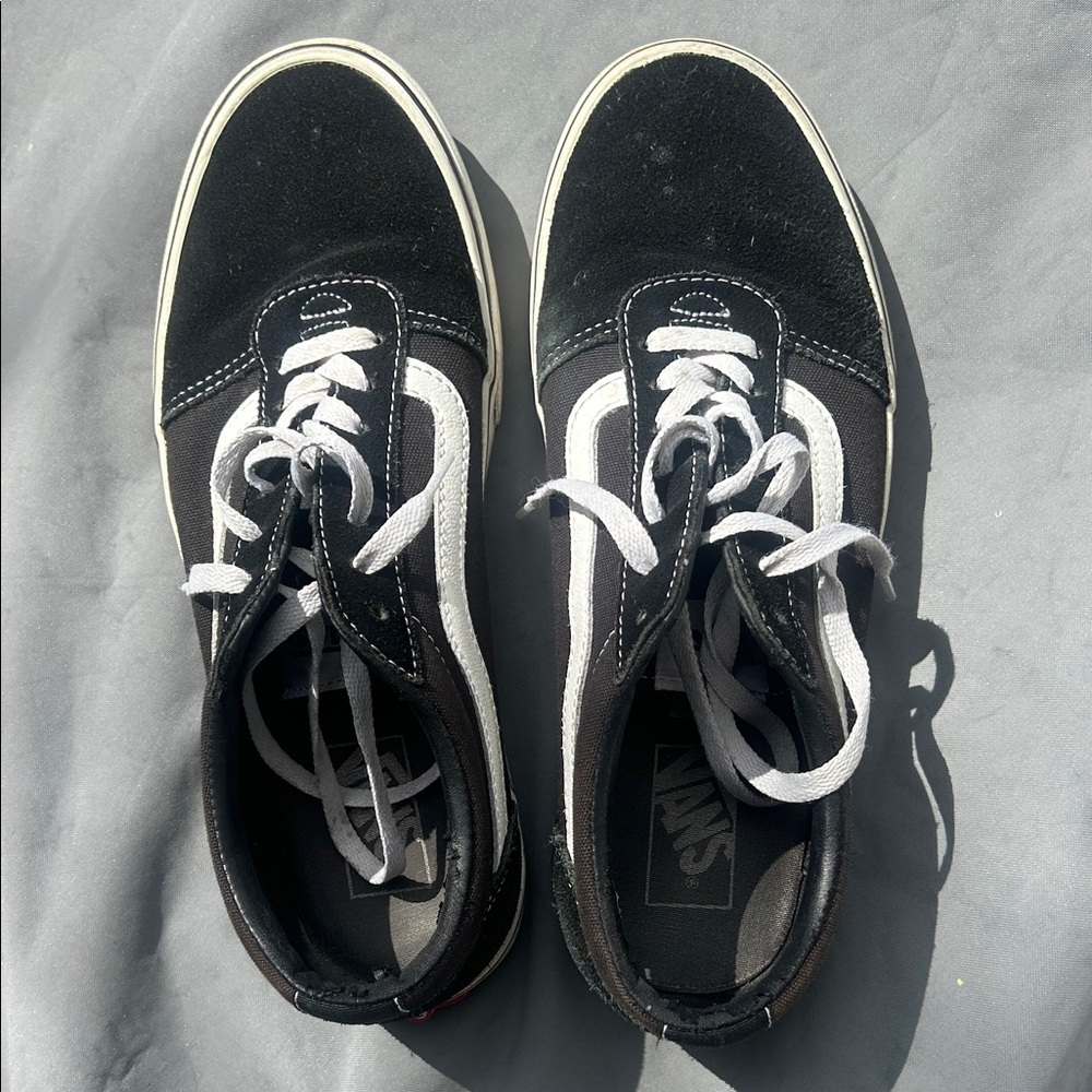 Vans Classic Black and White Sneakers